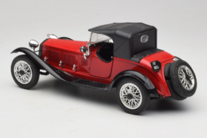 Alfa Romeo 6C 1750 Alfetta Raudonas Polistil 1:18 PL001 Metalas - nuotrauka 7 iš 8