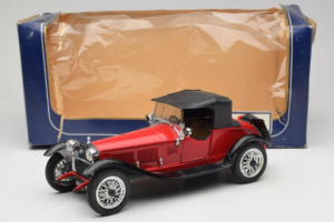 Alfa Romeo 6C 1750 Alfetta Raudonas Polistil 1:18 PL001 Metalas - nuotrauka 8 iš 8
