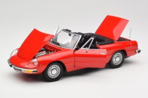 Alfa Romeo 2000 Spider Raudonas Minichamps 1:18 180120930 Metalas - nuotrauka 2 iš 8