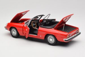 Alfa Romeo 2000 Spider Raudonas Minichamps 1:18 180120930 Metalas - nuotrauka 5 iš 8