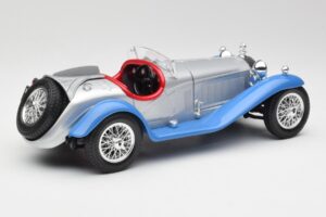 Alfa Romeo 2300 Spider Sidabriškai Mėlynas Bburago 1:18 3008 Metalas - nuotrauka 3 iš 8