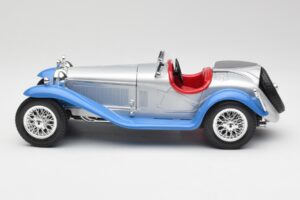 Alfa Romeo 2300 Spider Sidabriškai Mėlynas Bburago 1:18 3008 Metalas - nuotrauka 4 iš 8