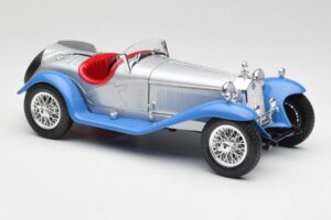 Alfa Romeo 2300 Spider Sidabriškai Mėlynas Bburago 1:18 3008 Metalas - nuotrauka 6 iš 8