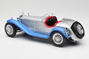 Alfa Romeo 2300 Spider Sidabriškai Mėlynas Bburago 1:18 3008 Metalas - nuotrauka 7 iš 8