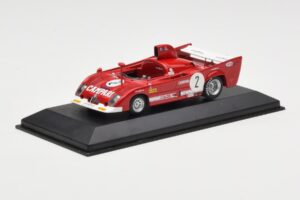 Alfa Romeo 33 TT 12 #2 A. Merzario / J. Laffite 1000km Monza Winner 1975 Minichamps 1:43 403751202 Metalas - nuotrauka 2 iš 4