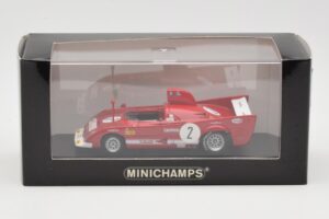 Alfa Romeo 33 TT 12 #2 A. Merzario / J. Laffite 1000km Monza Winner 1975 Minichamps 1:43 403751202 Metalas - nuotrauka 4 iš 4