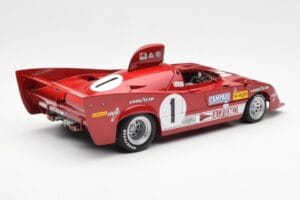Alfa Romeo 33TT 12 #1 A. Merzario / J. Laffite 1000km Nurburgring Winner 1975 AUTOart 1:18 87505 Metalas - nuotrauka 3 iš 8