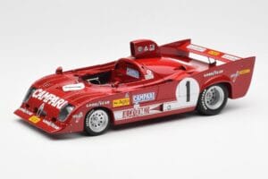 Alfa Romeo 33TT 12 #1 A. Merzario / J. Laffite 1000km Nurburgring Winner 1975 AUTOart 1:18 87505 Metalas