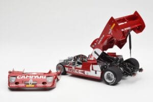 Alfa Romeo 33TT 12 #1 A. Merzario / J. Laffite 1000km Nurburgring Winner 1975 AUTOart 1:18 87505 Metalas - nuotrauka 5 iš 8