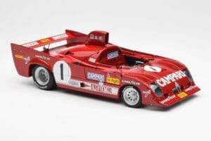 Alfa Romeo 33TT 12 #1 A. Merzario / J. Laffite 1000km Nurburgring Winner 1975 AUTOart 1:18 87505 Metalas - nuotrauka 6 iš 8