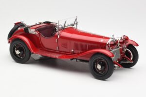 Alfa Romeo 6C 1750 GS Spider Bordeaux Raudonas CMC 1:18 M-138 Metalas - nuotrauka 4 iš 6