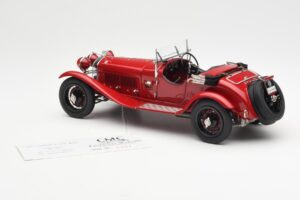 Alfa Romeo 6C 1750 GS Spider Bordeaux Raudonas CMC 1:18 M-138 Metalas - nuotrauka 5 iš 6