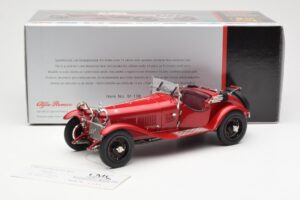 Alfa Romeo 6C 1750 GS Spider Bordeaux Raudonas CMC 1:18 M-138 Metalas - nuotrauka 6 iš 6