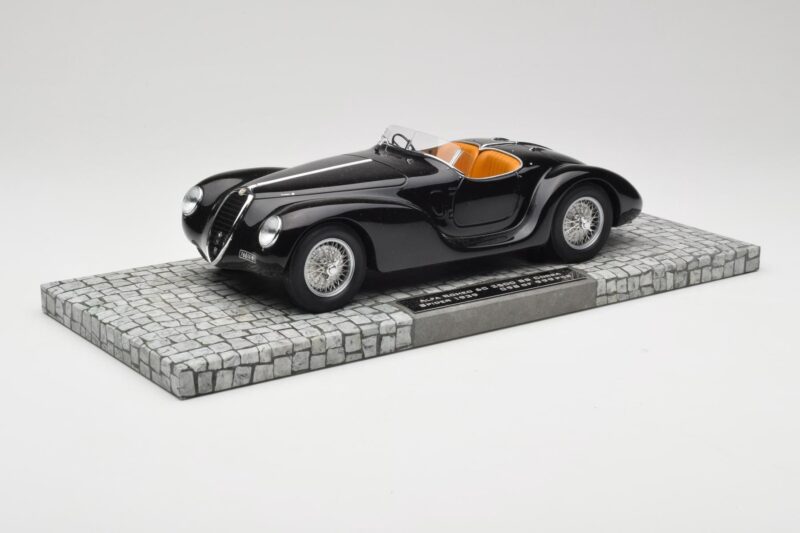 Alfa Romeo 6C 2500 SS Corsa Spider Juodas Minichamps 1:18 107120231 Metalas