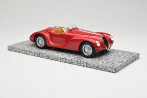 Alfa Romeo 6C 2500 SS Corsa Spider Raudonas Minichamps 1:18 107120230 Derva - nuotrauka 4 iš 6