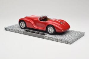 Alfa Romeo 6C 2500 SS Corsa Spider Raudonas Minichamps 1:18 107120230 Derva - nuotrauka 5 iš 6