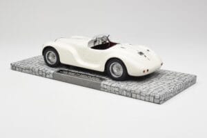 Alfa Romeo 6C 2500 SS Corsa Spider Baltas Minichamps 1:18 107120232 Derva - nuotrauka 5 iš 6
