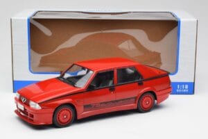 Alfa Romeo 75 Turbo Evoluzione Raudonas MCG 1:18 MCG18428 Metalas - nuotrauka 6 iš 6