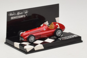 Alfa Romeo 159 Alfetta #3 C. Sanesi 6th Place British GP 1951 Minichamps 1:43 400511203 Metalas - nuotrauka 2 iš 5