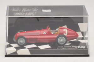 Alfa Romeo 159 Alfetta #3 C. Sanesi 6th Place British GP 1951 Minichamps 1:43 400511203 Metalas - nuotrauka 5 iš 5