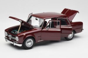 Alfa Romeo Giulia 1300 Tamsiai Raudonas Minichamps 1:18 180120906 Metalas - nuotrauka 2 iš 8