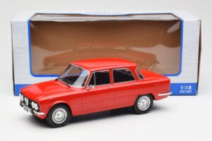 Alfa Romeo Giulia Nuova Super Raudonas MCG 1:18 MCG18145 Metalas - nuotrauka 6 iš 6