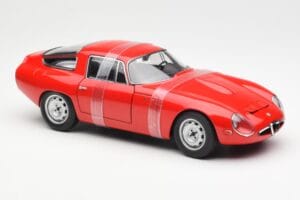Alfa Romeo Giulia TZ Raudonas AUTOart 1:18 70196 Metalas - nuotrauka 4 iš 6