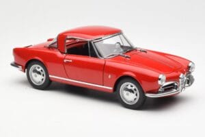 Alfa Romeo Giulietta 1300 Spider Raudonas AUTOart 1:18 70157 Metalas - nuotrauka 6 iš 8