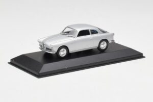 Alfa Romeo Giulietta Sprint Sidabrinis Minichamps 1:43 400120400 Metalas - nuotrauka 2 iš 4