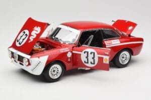 Alfa Romeo GTA 1300 Junior #33 T. Hezemans / G. van Lennep Hezemans Jarama 1972 Minichamps 1:18 100721233 Metalas - nuotrauka 2 iš 8