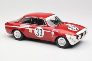 Alfa Romeo GTA 1300 Junior #33 T. Hezemans / G. van Lennep Division 1 Winners 4 Hours of Jarama 1972 Minichamps 1:18 15572123 - nuotrauka 4 iš 6