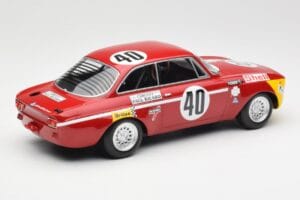Alfa Romeo GTA 1300 Junior #40 F. Picchi / J-C. Chasseuil Division 1 Winners 12 Hours of Paul Ricard 1971 Minichamps 1:18 155 - nuotrauka 2 iš 6