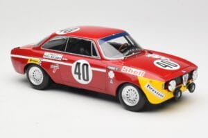 Alfa Romeo GTA 1300 Junior #40 F. Picchi / J-C. Chasseuil Division 1 Winners 12 Hours of Paul Ricard 1971 Minichamps 1:18 155 - nuotrauka 4 iš 6