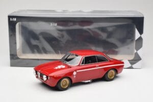 Alfa Romeo GTA 1300 Junior Raudonas Minichamps 1:18 155120020 Metalas - nuotrauka 6 iš 6
