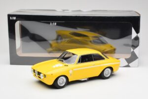Alfa Romeo GTA 1300 Junior Geltonas Minichamps 1:18 155120024 Metalas - nuotrauka 6 iš 6