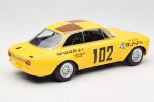 Alfa Romeo GTA 1300 #102 Squadra Corse R. Zanetti / M. Ruspa / Monzeglio Targa Florio 1971 Minichamps 1:18 155711202 Metalas - nuotrauka 2 iš 6