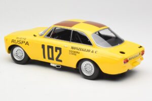 Alfa Romeo GTA 1300 #102 Squadra Corse R. Zanetti / M. Ruspa / Monzeglio Targa Florio 1971 Minichamps 1:18 155711202 Metalas - nuotrauka 5 iš 6