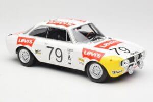 Alfa Romeo GTA 1300 #79 H. Rubens / C. Van Ryn 24 Hours of Spa 1971 Minichamps 1:18 155711279 Metalas - nuotrauka 4 iš 6