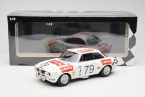 Alfa Romeo GTA 1300 #79 H. Rubens / C. Van Ryn 24 Hours of Spa 1971 Minichamps 1:18 155711279 Metalas - nuotrauka 6 iš 6