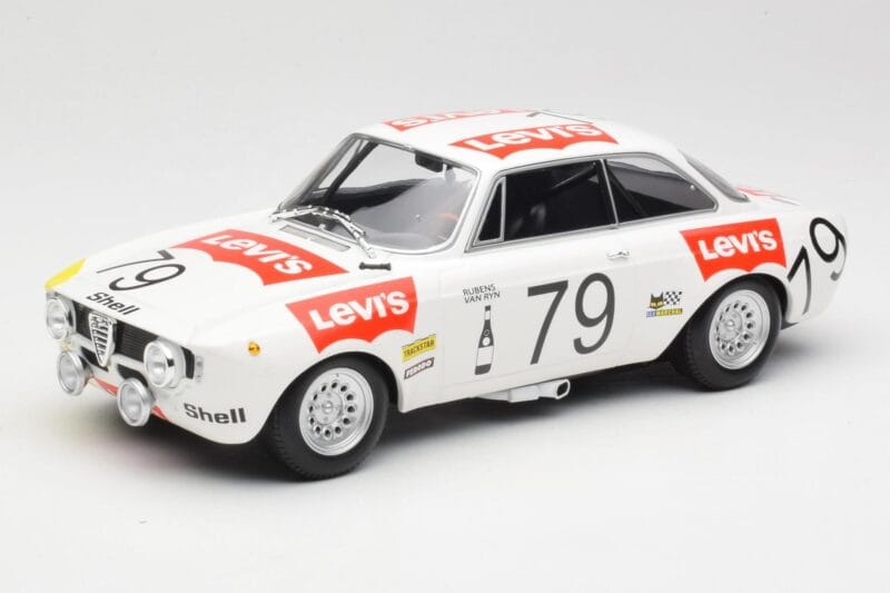 Alfa Romeo GTA 1300 #79 H. Rubens / C. Van Ryn 24 Hours of Spa 1971 Minichamps 1:18 155711279 Metalas
