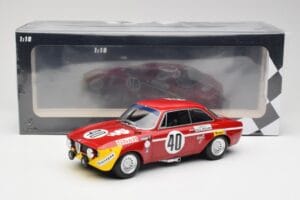 Alfa Romeo GTA 1300 #83 Autodelta C. Facetti / S. Truci 24 Hours of Spa 1972 Minichamps 1:18 155722283 Metalas - nuotrauka 6 iš 6