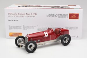 Alfa Romeo P3 #6 R. Caracciola Monza GP Winner 1932 CMC 1:18 M-221 Metalas - nuotrauka 6 iš 6