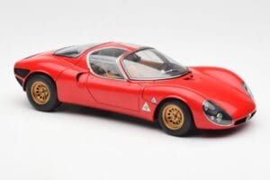 Alfa Romeo 33 Stradale Raudonas AUTOart 1:18 70191 Metalas - nuotrauka 6 iš 8