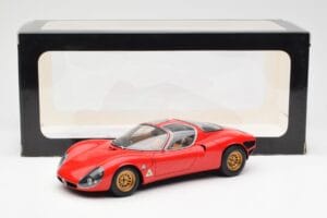Alfa Romeo 33 Stradale Raudonas AUTOart 1:18 70191 Metalas - nuotrauka 8 iš 8