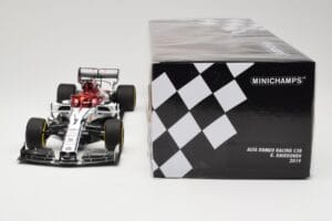Alfa Romeo Racing C38 #7 K. Raikkonen F1 2019 Minichamps 1:18 110190007 Metalas - nuotrauka 6 iš 6