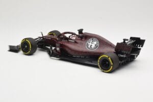 Alfa Romeo Racing C38 #7 K. Raikkonen Valentine's Day Livery Shakedown Fiorano 14th February 2019 Minichamps 1:18 110199907 M - nuotrauka 5 iš 6