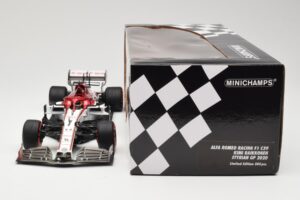 Alfa Romeo Racing C39 #7 K. Raikkonen Styrian GP 2020 Minichamps 1:18 110200207 Metalas - nuotrauka 6 iš 6
