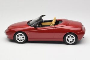 Alfa Romeo Spider 916 Proteo Red Metallic Norev 1:18 187854 Metalas - nuotrauka 3 iš 6