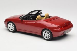 Alfa Romeo Spider 916 Proteo Red Metallic Norev 1:18 187854 Metalas - nuotrauka 5 iš 6