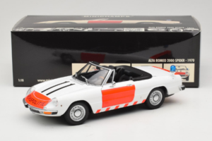Alfa Romeo Spider Rijkspolitie Minichamps 1:18 180120994 Metalas - nuotrauka 8 iš 8